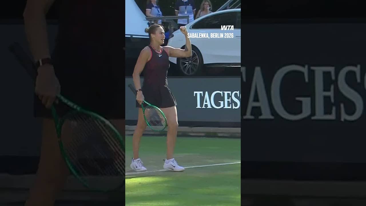 The No.1 seed back in action 💪 Enjoy some of Sabalenka's best shots from this year in Berlin 🤩
