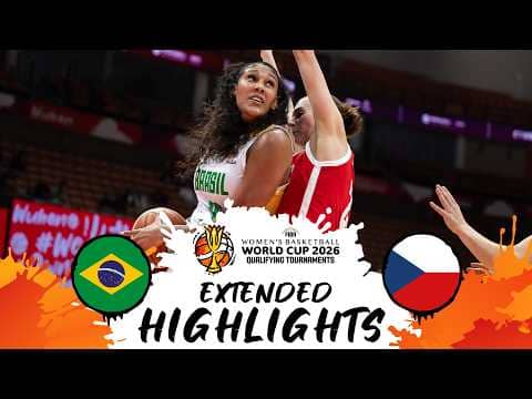 Brazil 🇧🇷 v Czechia 🇨🇿 | Extended Highlights | #FIBAWWC 2026 Qualifying Tournament