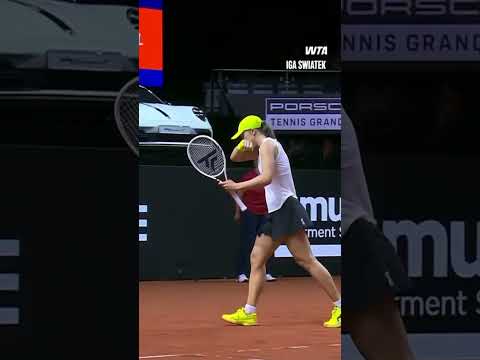 Pressing ⏪ and looking back at last year in Stuttgart! #WTA #Tennis #PorscheTennis #Stuttgart