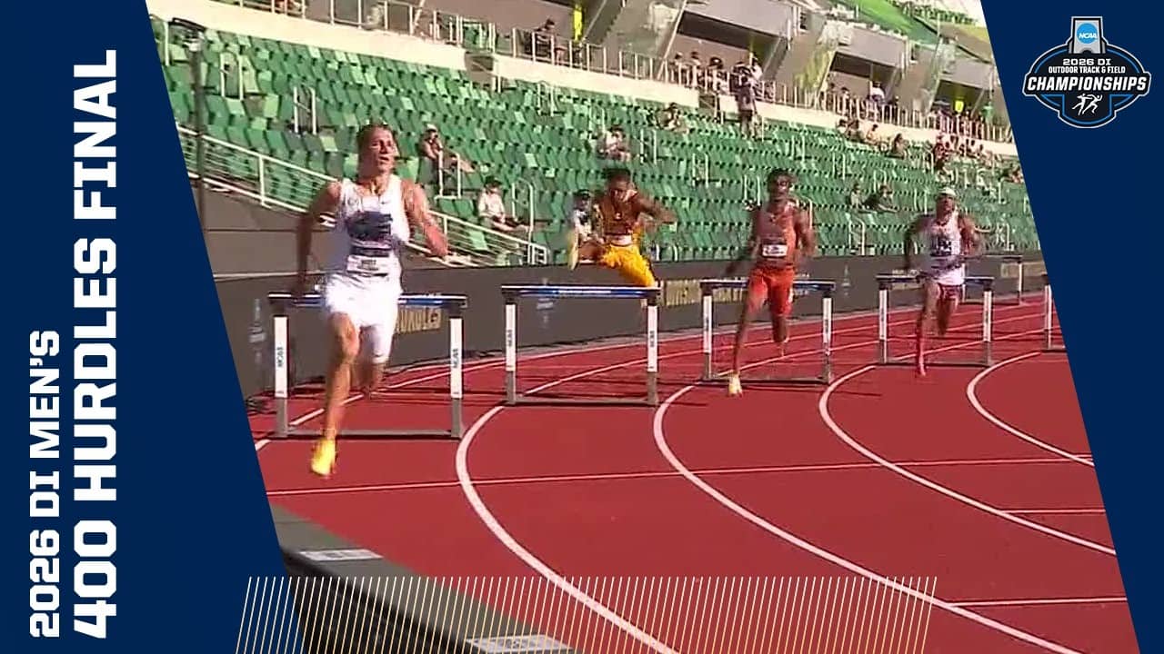 Men's 400m hurdles final - 2026 NCAA outdoor track & field championship