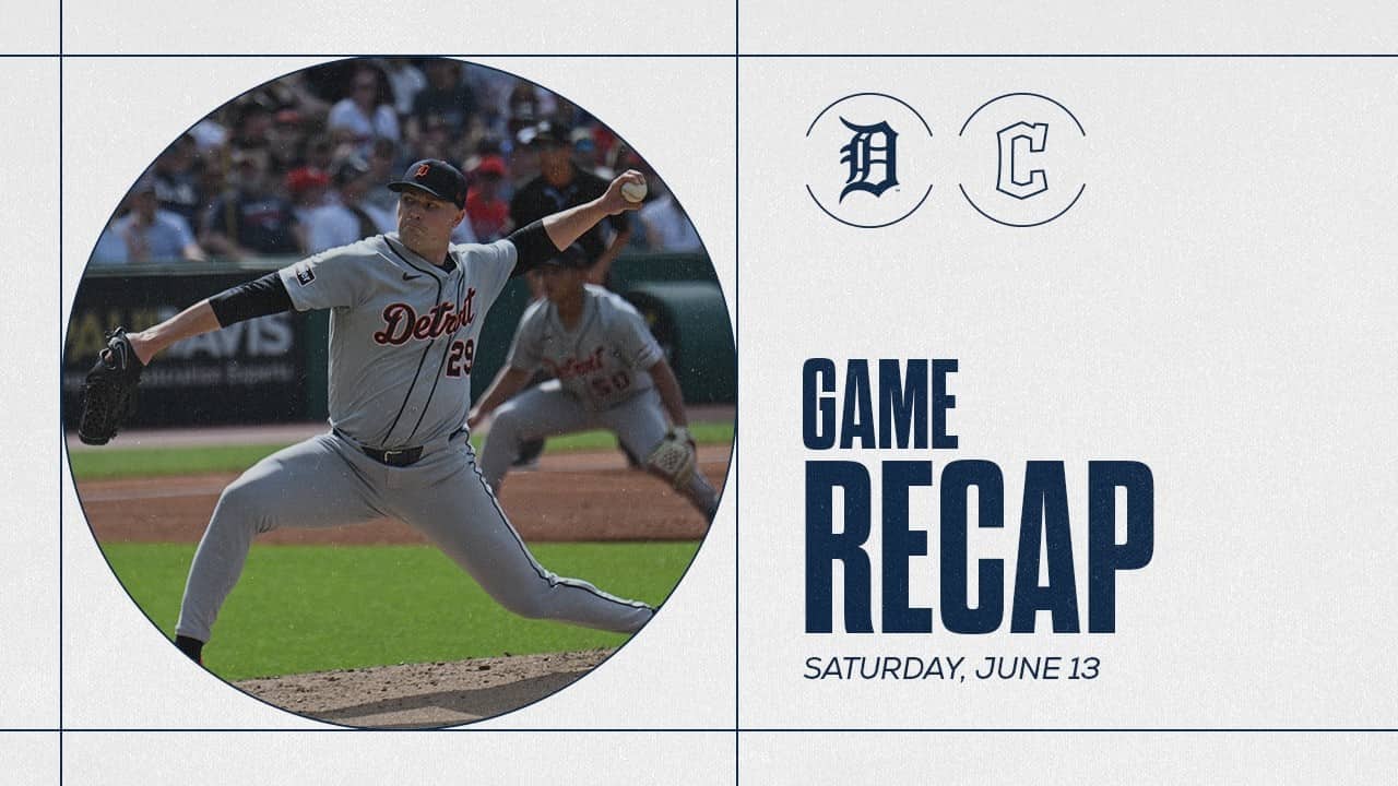 Tigers vs. Guardians Highlights | 6/13/26