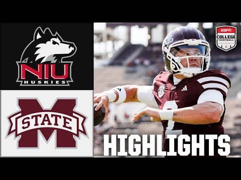 Northern Illinois Huskies vs. Mississippi State Bulldogs | Full Game Highlights | ESPN CFB
