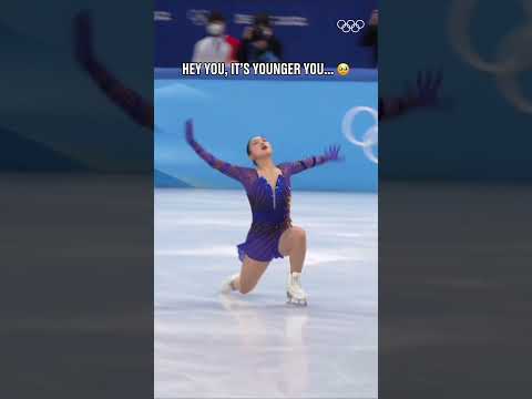 From chasing dreams to becoming them. 💖 #Olympics #FigureSkating #YoungerYou