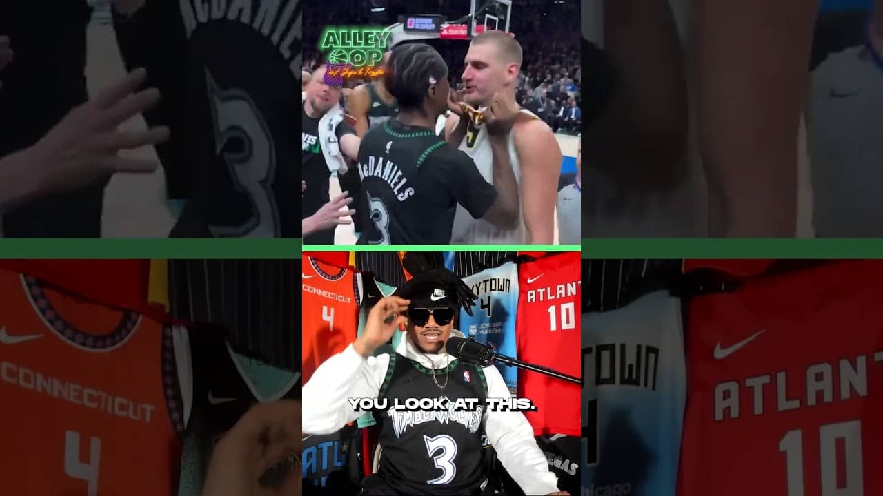 Jokic RUNS DOWN McDaniels 😳 Disrespect or Just Hoops?! NBA Debate EXPLODES | Alley Oop