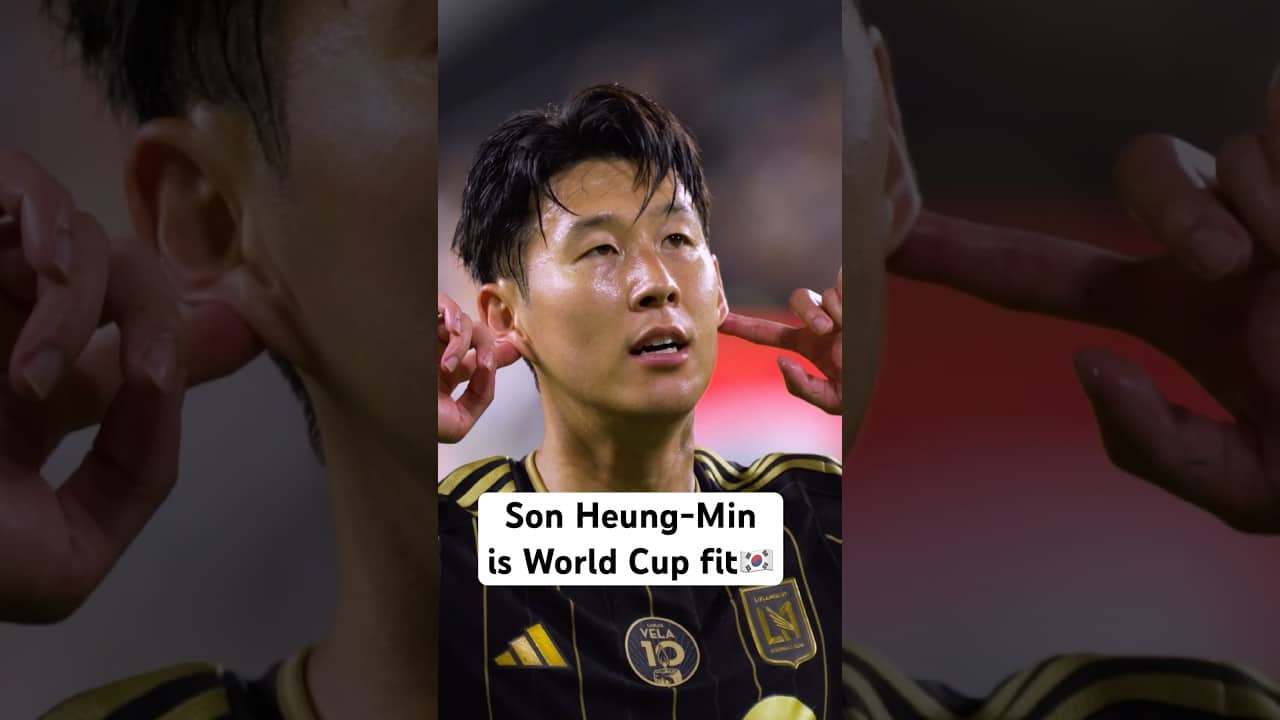 Son Heung-Min is ready to take his World Cup dreams by storm!🇰🇷