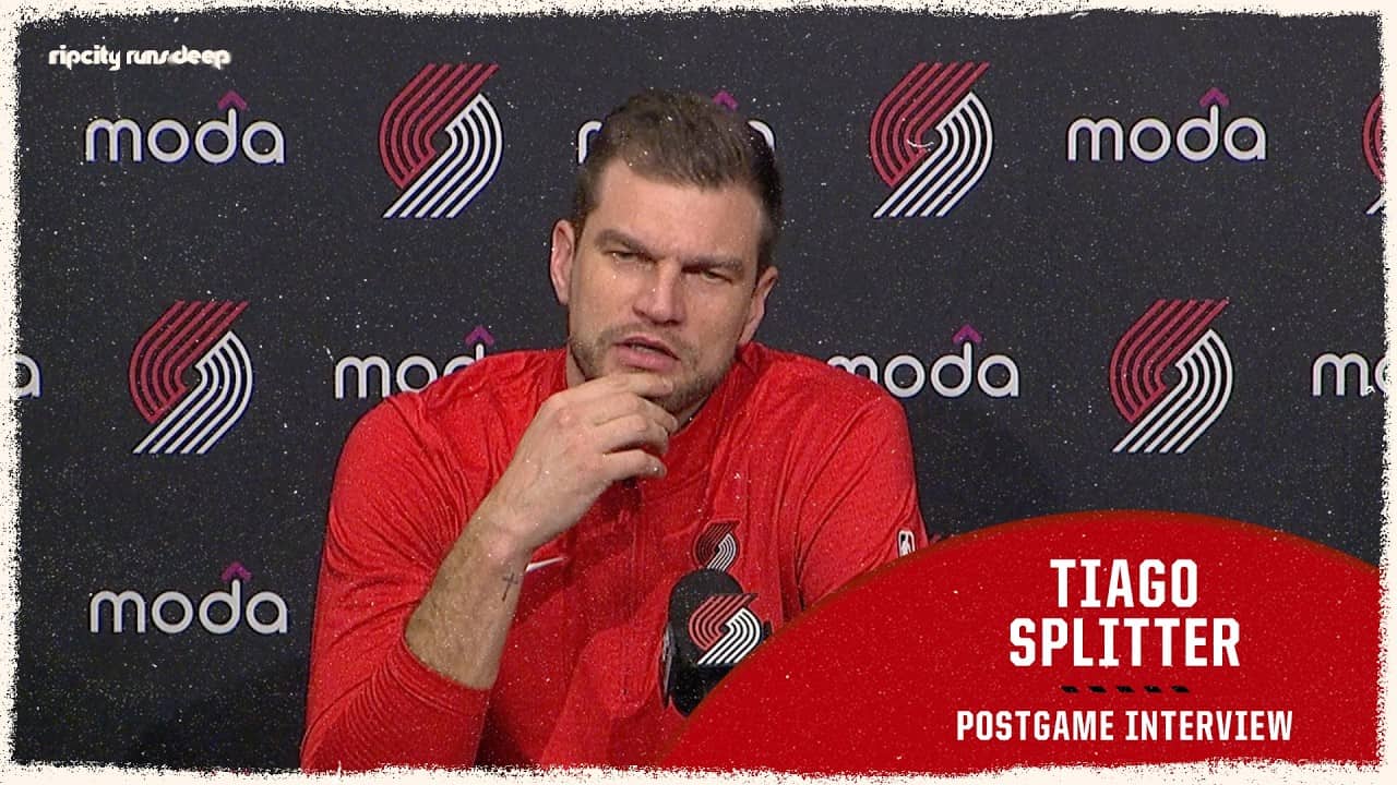Tiago Splitter On Play-In Game After Win vs Sacramento Kings | Portland Trail Blazers | Apr 12 2026