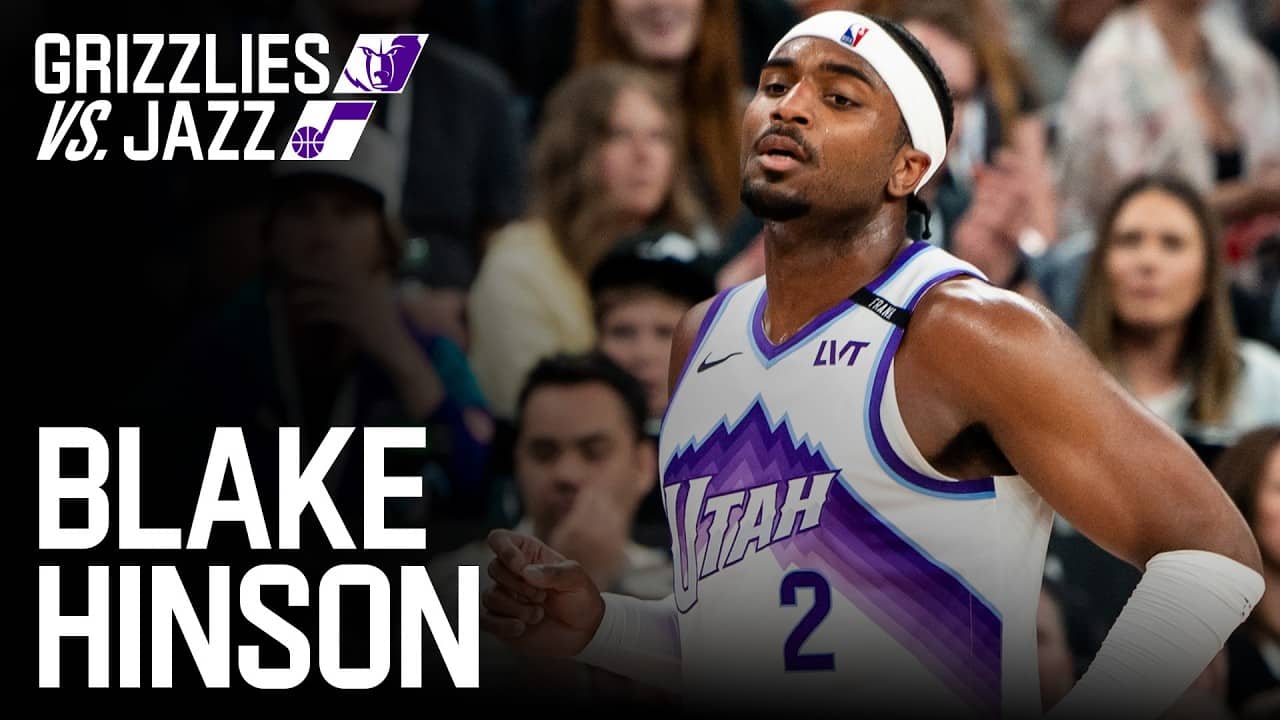 BLAKE HINSON goes for 30 over GRIZZLIES 🐻 | UTAH JAZZ