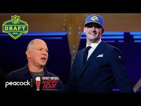 NFL Draft Round 1 Reaction: Ty Simpson selected by Rams + Favorite landing spots | Happy Hour (FULL)