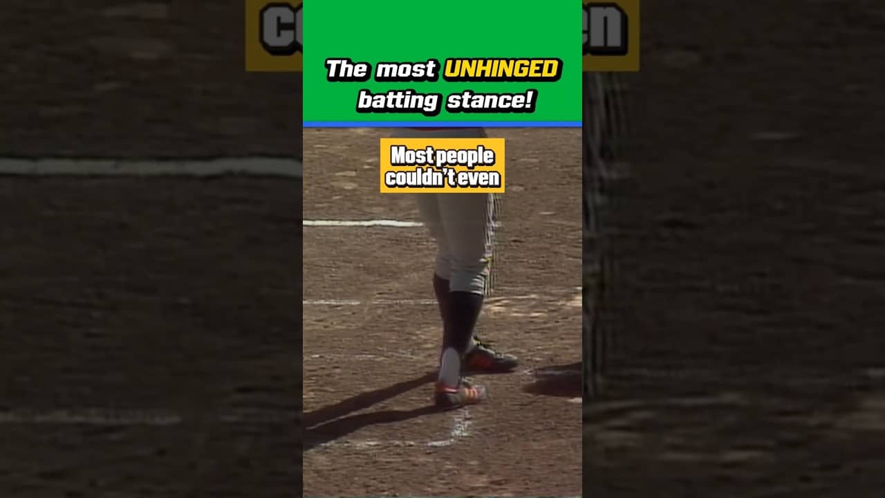 How did he keep his balance waiting for the pitch??