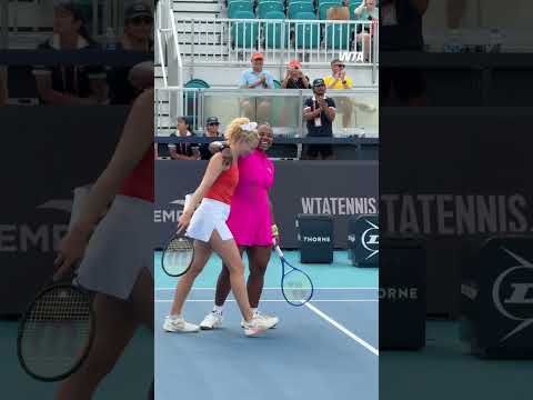 Katerina Siniakova & Taylor Townsend secure the Miami title and the sunshine double! #wta #tennis