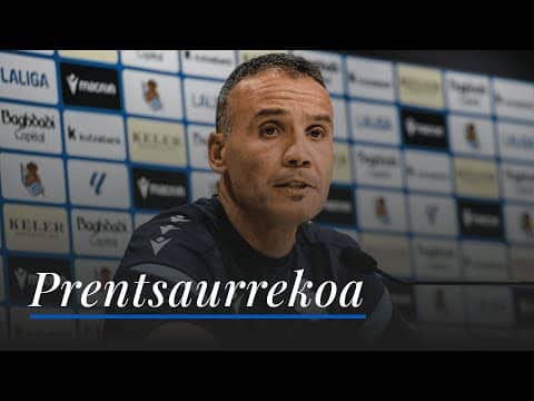 RUEDA DE PRENSA | Sergio Francisco | Real Sociedad - Sevilla FC