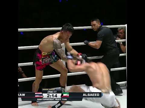 WRECKED his leg ☠️ Kulabkaw shocks Meshal Alsaeed in his ONE Friday Fights debut!