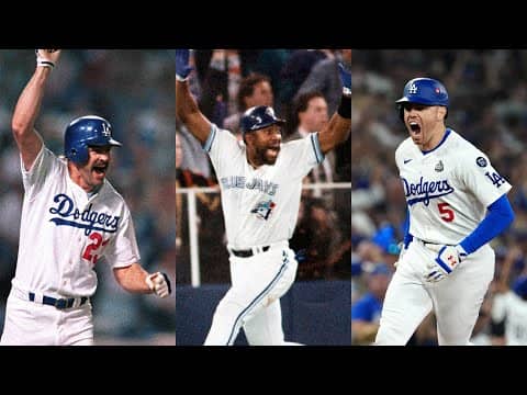 LEGENDARY Postseason walk-offs! (Kirk Gibson, Joe Carter, Freddie Freeman and MORE!)