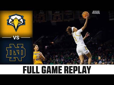 Morehead State vs. Notre Dame Full Game Replay | 2025-26 ACC Women's Basketball