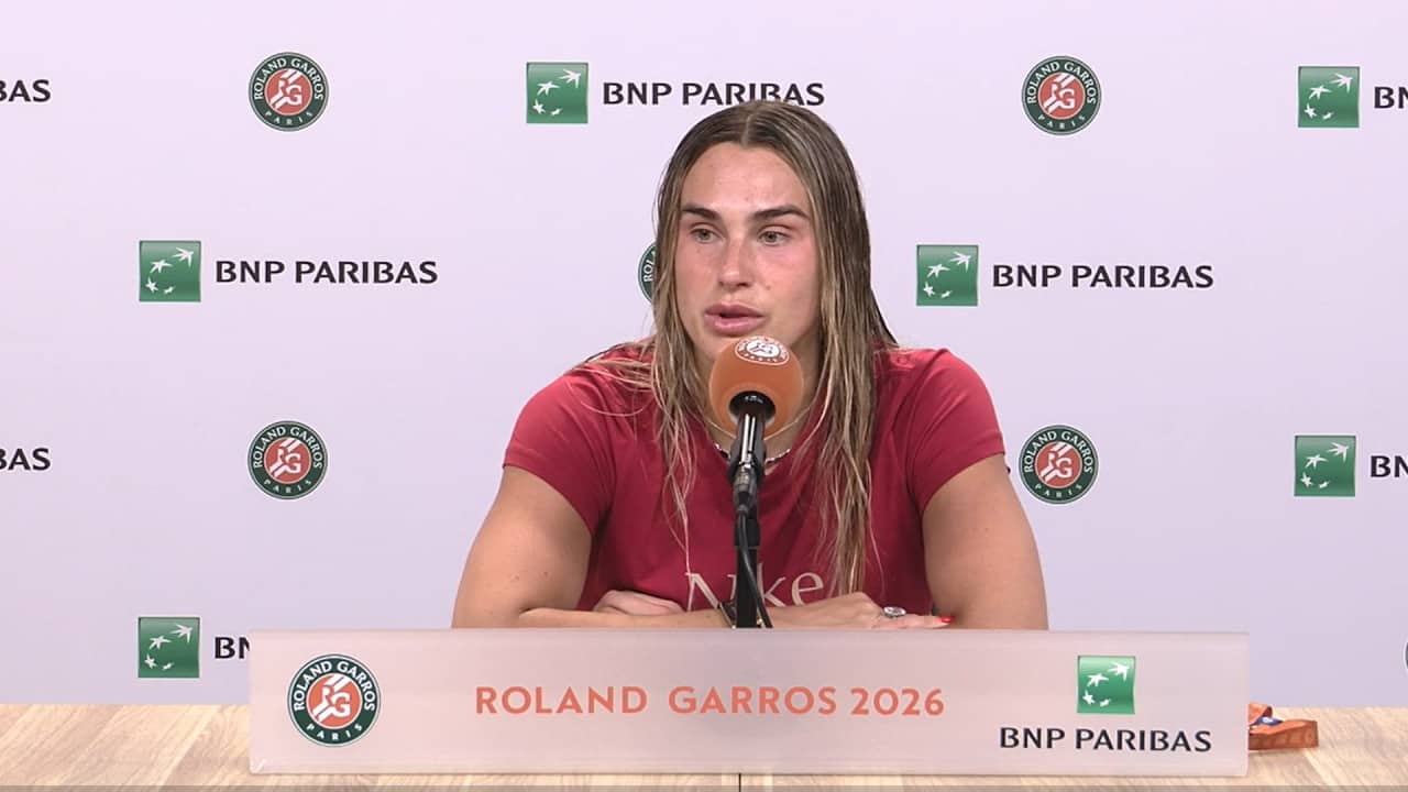 Roland-Garros 2026 - Aryna Sabalenka on Jannik Sinner: “It was really painful to see”