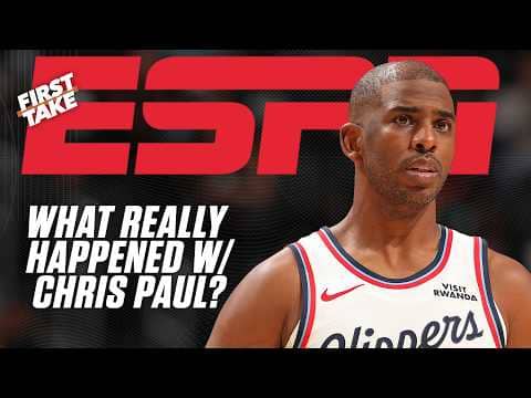 Marcus Spears questions what happened between Chris Paul and the Clippers 😳 'IT'S ODD!' | First Take