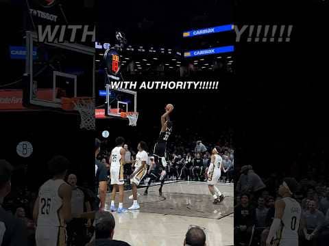 CLAX ATTACK 😤 #nba #brooklynnets #dunk