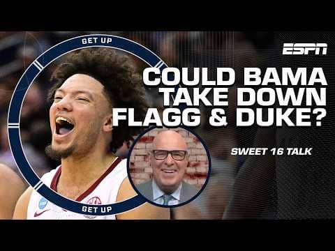 J-Will is NERVOUS about Duke vs. Alabama 😬 + Coach Cal blows 16-PT LEAD 🤯 SWEET 16 TALK 🏀 | Get Up