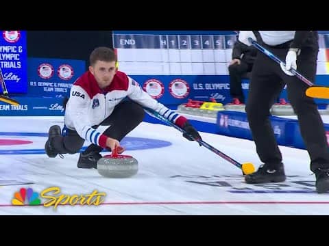 Team Casper GRABS Game 1 over Team Shuster in U.S. Olympic Curling Trials | NBC Sports