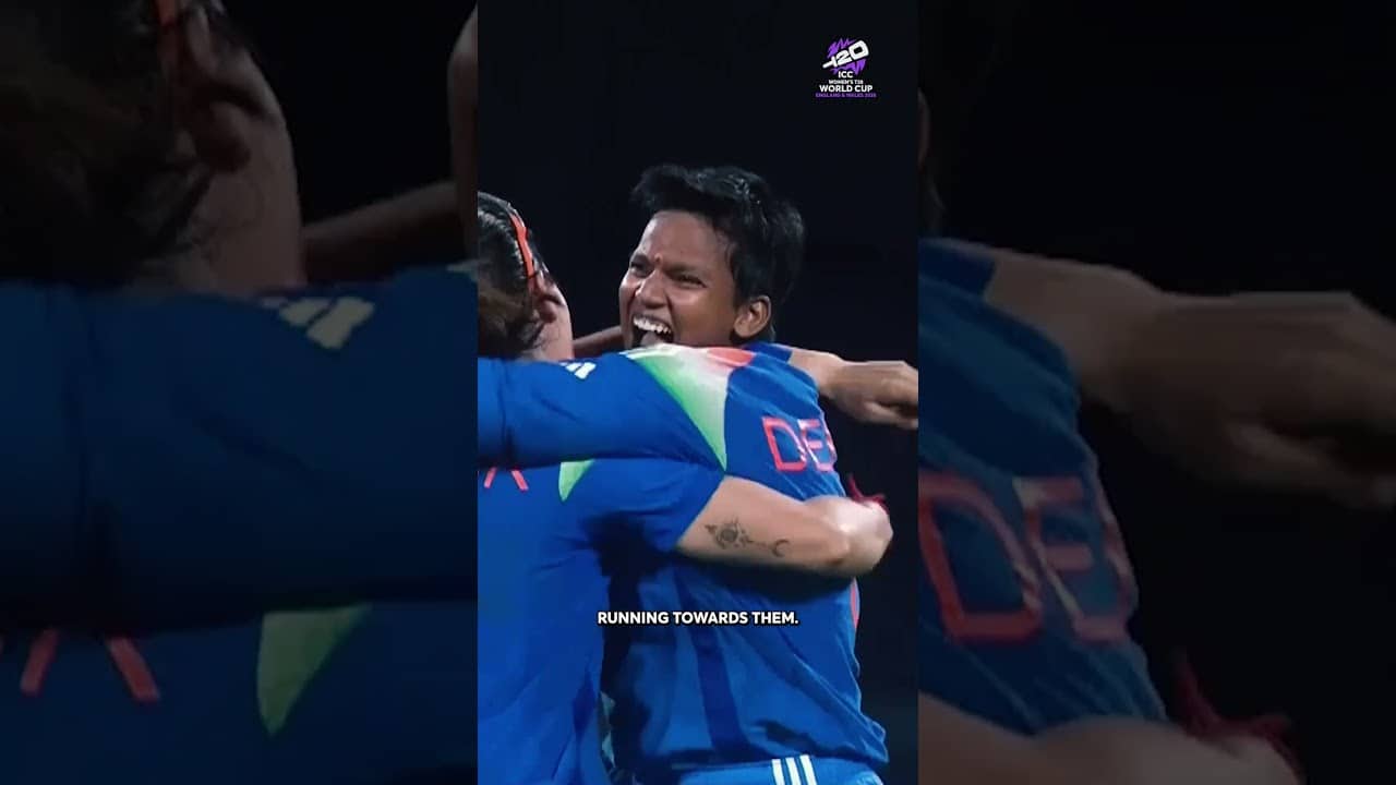 So many fond memories for Sree Charani from India's successful CWC25 campaign last year 😍
