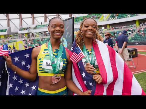 Mia Maxwell Completes Sprint Double with 200m Win, Maxwell Twins Go 1-2 Again | USATF U20 Champs