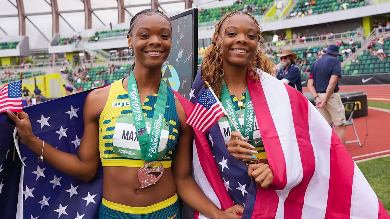 Mia Maxwell Completes Sprint Double with 200m Win, Maxwell Twins Go 1-2 Again | USATF U20 Champs