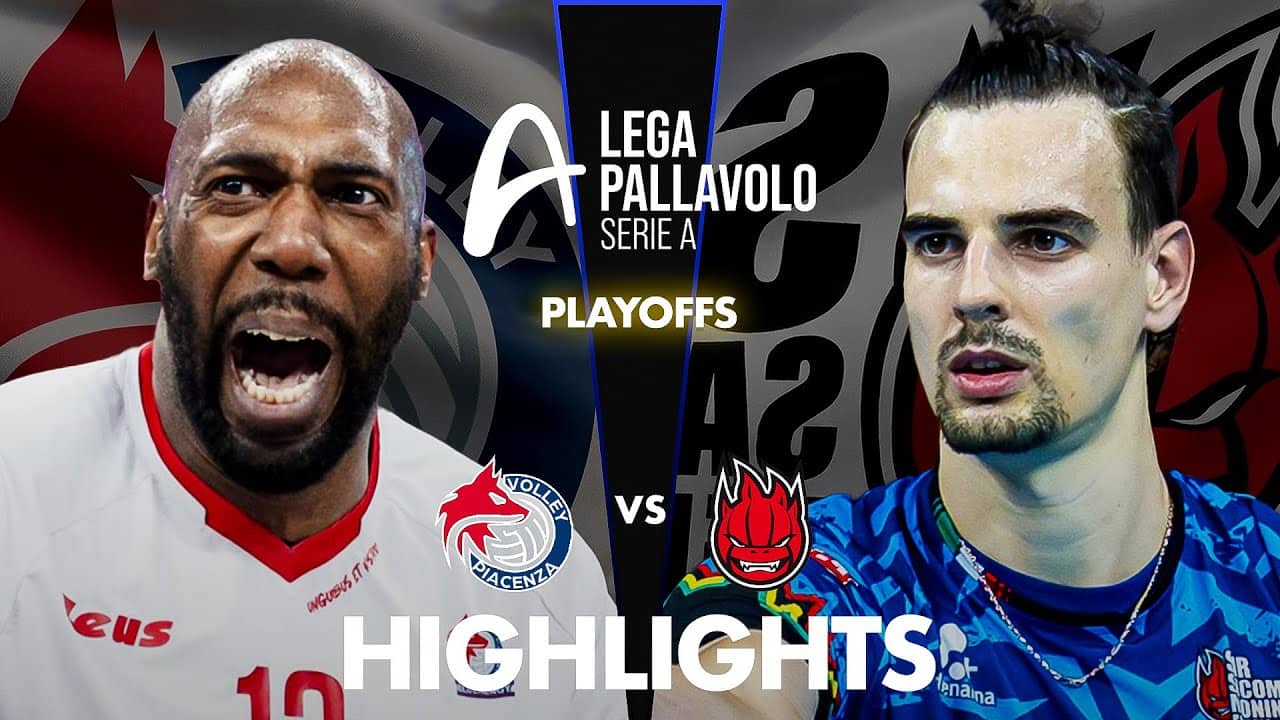 Piacenza vs Perugia | Highlights | Superlega Play Offs | Semifinals Game 2