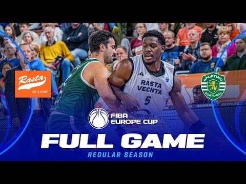 LIVE - RASTA v Sporting CP | FIBA Europe Cup 2025-26 | Regular Season