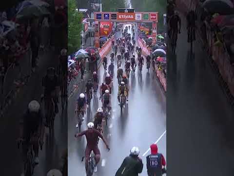 HUGE WIN! 🔥 Ben Oliver takes a brilliant win in the rain at the Tour de Wallonie 👏