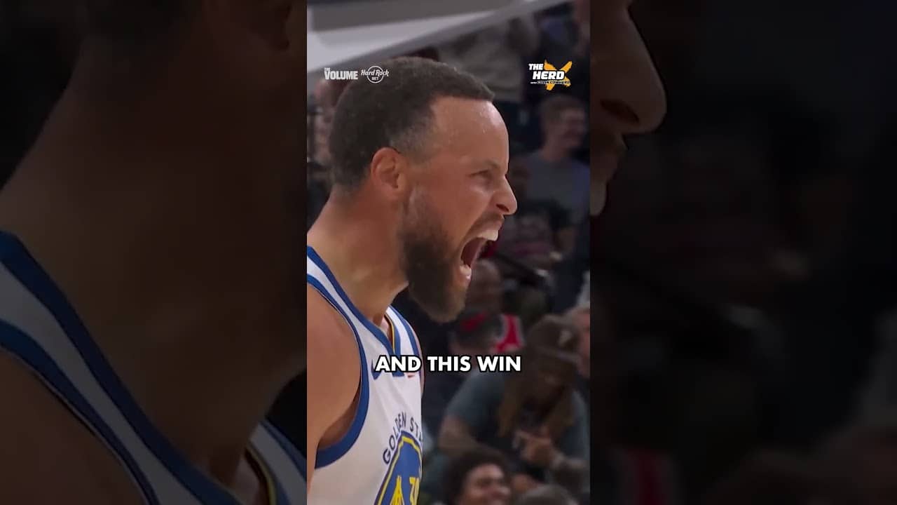 Last night was VINTAGE #StephCurry | THE HERD #goldenstatewarriors #nbaplayoffs