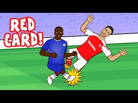 CAICEDO RED CARD🔴 Chelsea  vs Arsenal Alternative Commentary (1-1 goals highlights)