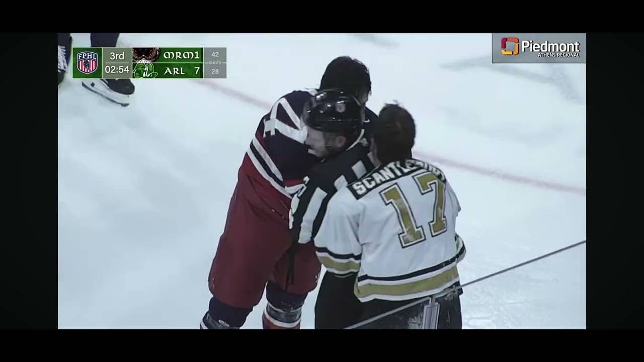Athens Rock Lobsters vs. Monroe Moccasins Line Brawl #FPHL March 17/26