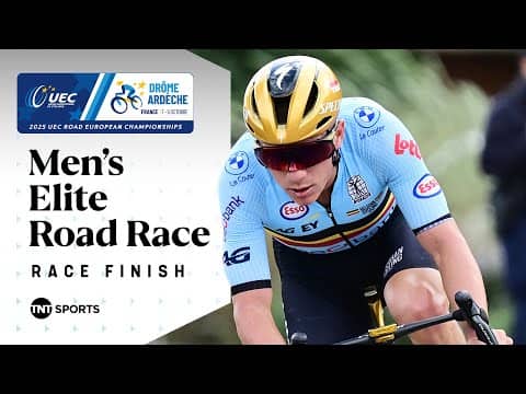 WHAT A VICTORY! 🔥 | Elite Men's Road Race Final KM's | 2025 UEC Road European Championships