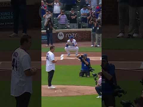 Anthony Rizzo makes his return to Wrigley Field 👏
