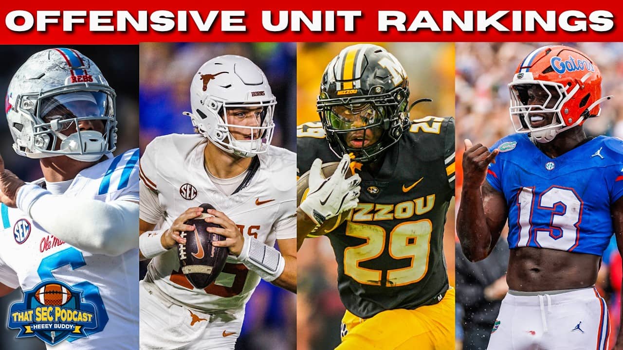 SEC Offensive Unit Rankings for 2026
