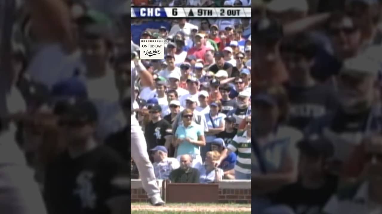 On This Day in 2006: A.J. Pierzynski hit a 3-run home run at Wrigley Field. #history #OTD #MLB