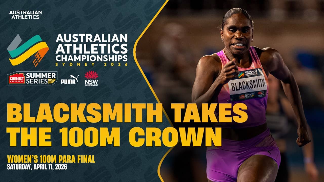 Women's 100m Para Final | 2026 Australian Athletics Championships