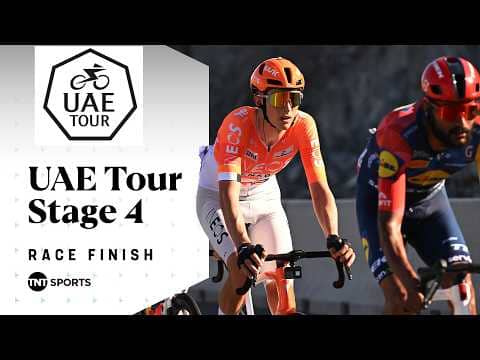 Breakaway Heartbreak! 💔 | UAE Tour Stage 4 Final KM's | TNT Sports Cycling
