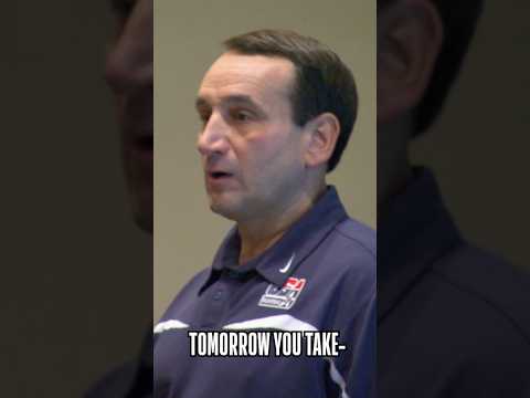 Coach K to the 2008 USABMNT 🥹That team will be enshrined in the HOF on Saturday at 7pm/et on NBA TV