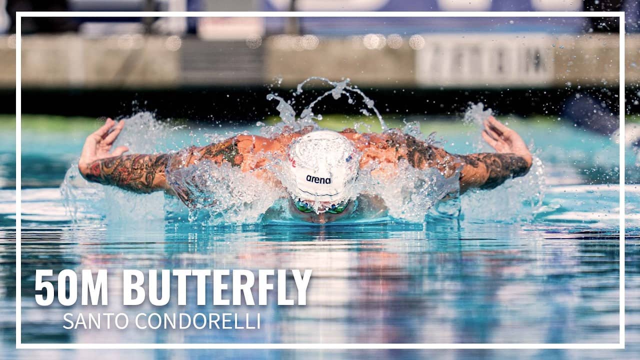 Santo Condorelli Pulls Ahead to Win 50M Butterfly | 2026 TYR Pro Swim Series Sacramento