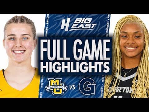 Marquette vs Georgetown - FULL GAME HIGHLIGHTS | February 1, 2026 | BIG EAST Women’s Basketball