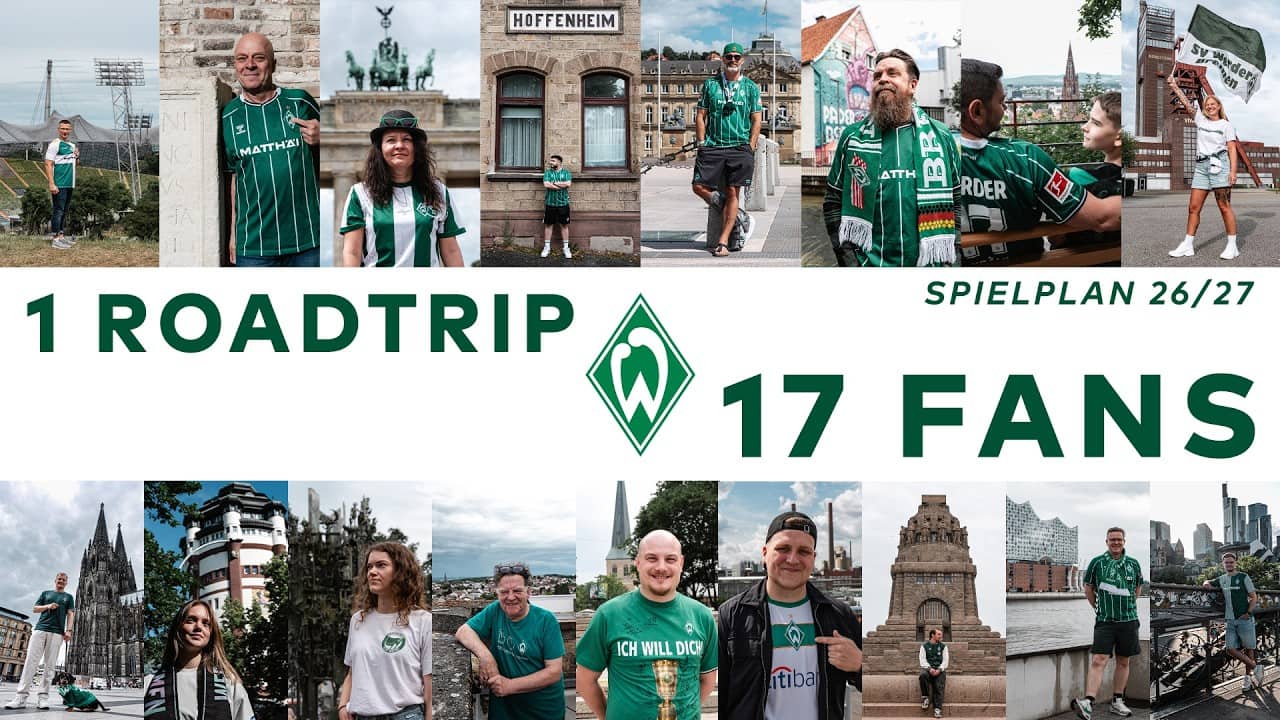 17 FANS - 1 ROADTRIP | Spielplan 2026/27 | VLOG | SV WERDER BREMEN