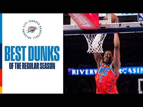 One Hour of the Best Dunks of the 2025-26 NBA Regular Season | OKC Thunder