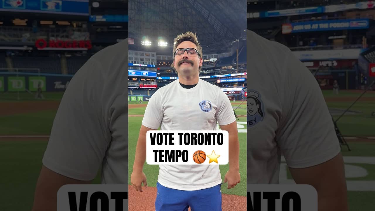 You heard ‘em Blue Jays fans… VOTE TORONTO TEMPO 🤝💙🏀 #MLB #BlueJays #Toronto #WNBA #Tempo