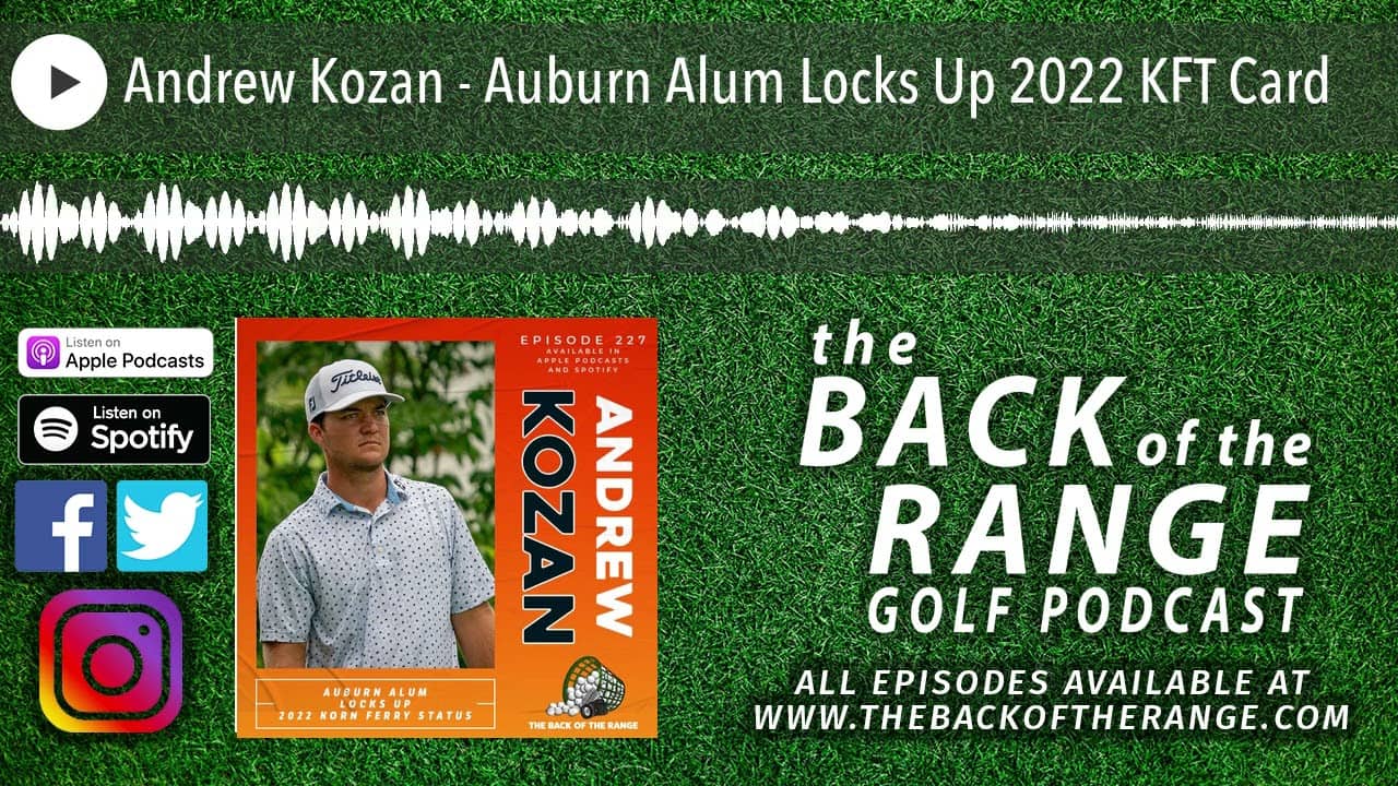 Andrew Kozan - Auburn Alum Locks Up 2022 KFT Card