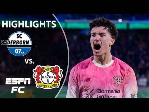 LATE-GAME DRAMA 😱 SC Paderborn vs. Bayer Leverkusen | German Cup Highlights | ESPN FC