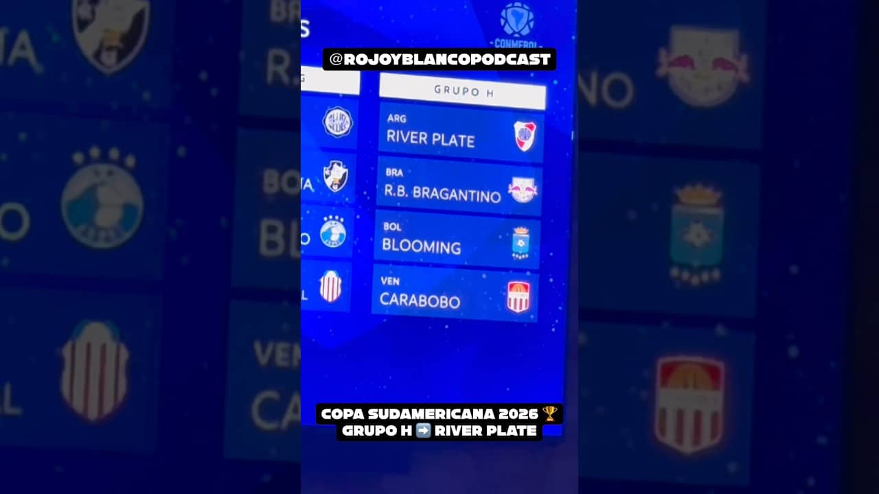 Copa Sudamericana 2026 🏆 River Plate en Grupo H 🇵🇱🇦🇷⚽️ || @carlitos91218