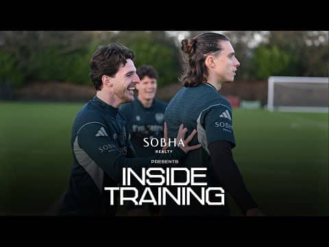 READY TO GO AGAIN 💪 | INSIDE TRAINING | Our Gunners get prepared for Brentford