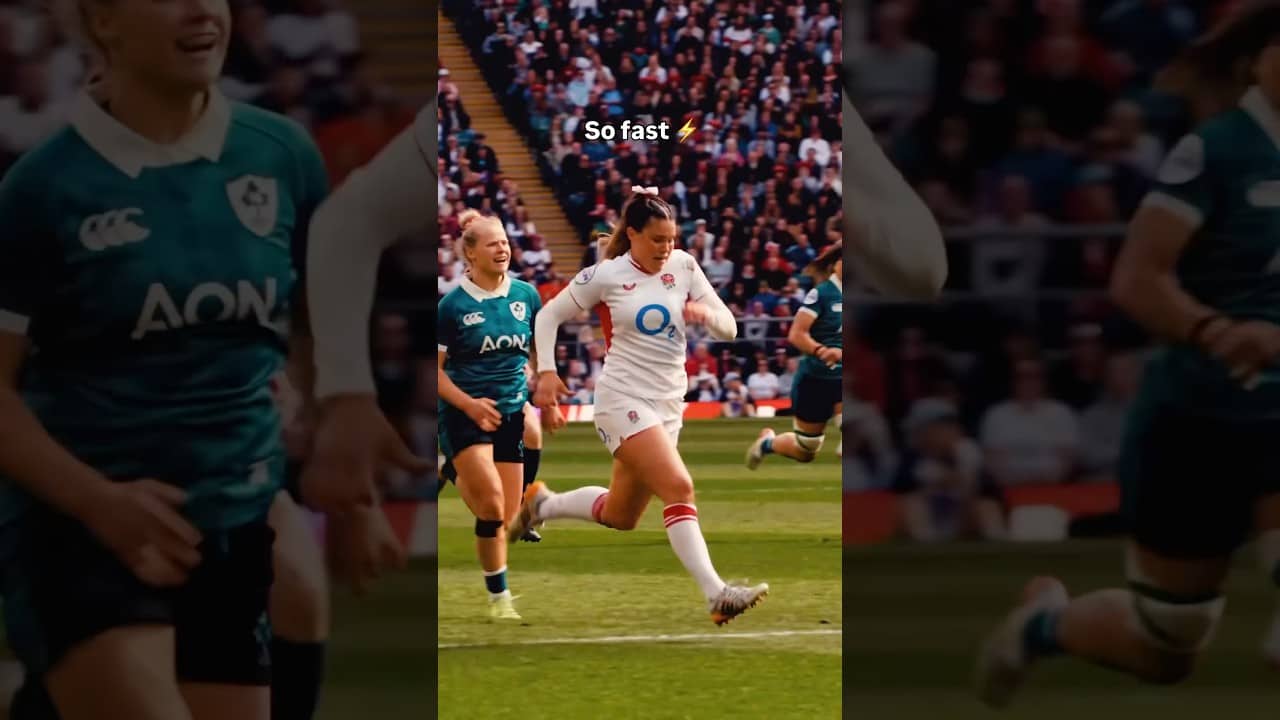 Jess Breach is rapid ⚡️ | #redroses #englandrugby