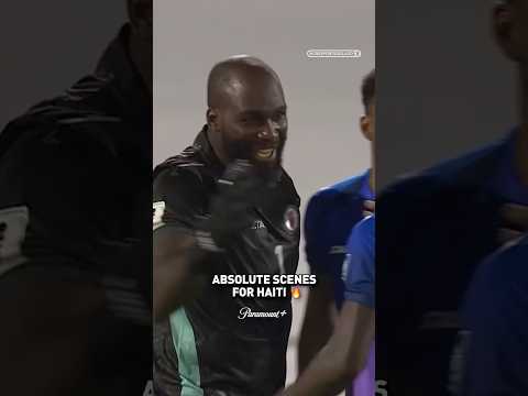 Haiti are SO CLOSE to only their second-ever World Cup 👀